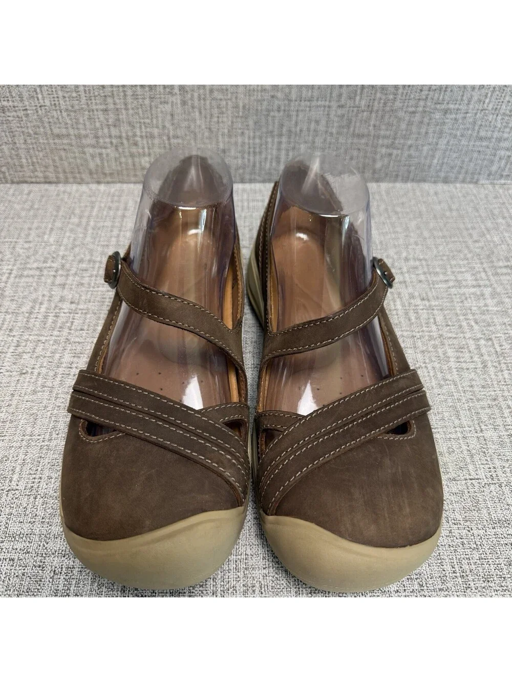Keen Shoes Womens Size 9.5 Brown Leather Presidio II Mary Jane Comfort Flats